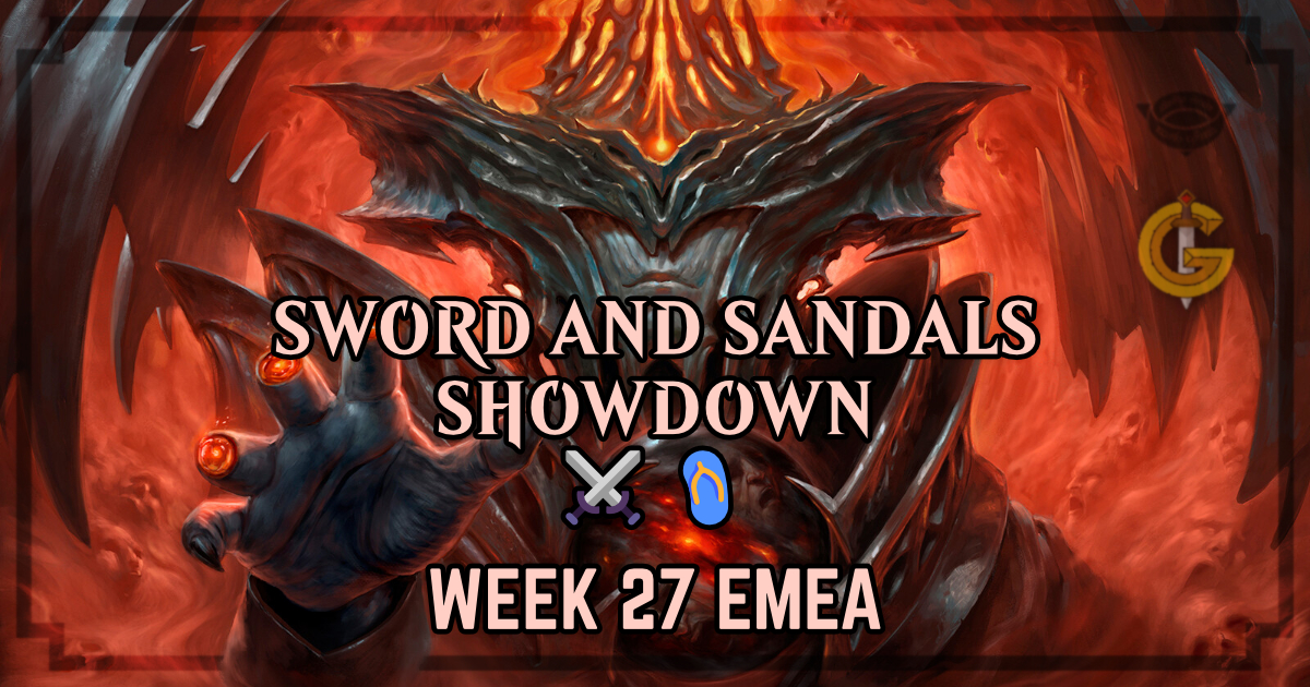 Sword and Sandals Showdown: Week 27 EMEA